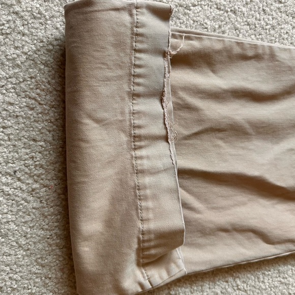 Express Khaki Wide Leg Pants | Size 8 | Neutral Beige Workwear Casual - Picture 3 of 5
